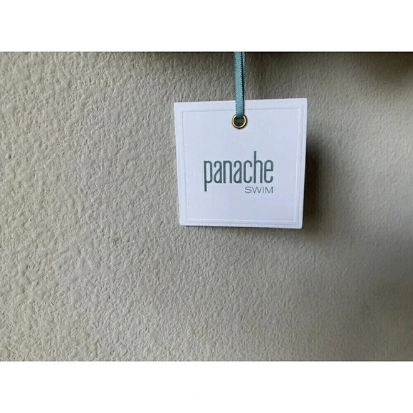 Panache Anya Voyage Bandeau Bikini Swim Top SW1043 Navy/White Size US34D Bra Top - Picture 4 of 8